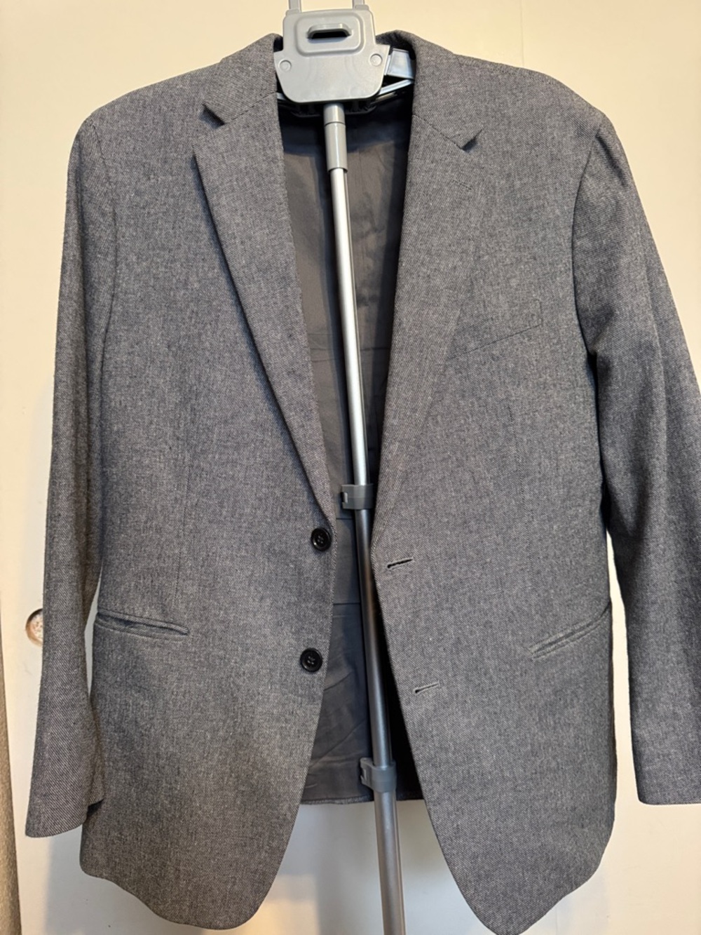 Banana Republic Gray Wool-Blend Two-Button Sport Coat